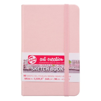 Talens Art Creation Pink Sketchbook 9 x 14 cm 140gsm 80 Sheets