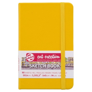 Talens Art Creation Yellow Sketchbook 9 x 14 cm 140gsm 80 Sheets