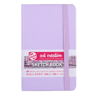 Talens Art Creation Pastel Violet Sketchbook 9 x 14 cm 140gsm 80 Sheets