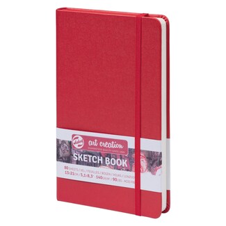 Talens Art Creation Red Sketchbook 13 x 21 cm 140gsm 80 Sheets