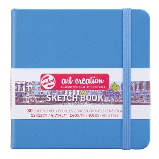 Talens Art Creation Lake Blue Sketchbook 12 x 12 cm 140gsm 80 Sheets