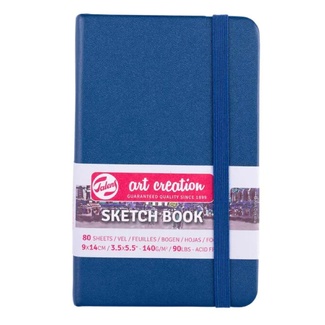 Talens Art Creation Navy Blue Sketchbook 9 x 14 cm 140gsm 80 Sheets