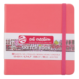 Talens Art Creation Coral Sketchbook 12 x 12 cm 140gsm 80 Sheets