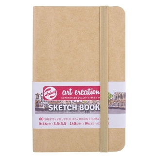 Talens Art Creation Kraft Sketchbook 9 x 14 cm 140gsm 80 Sheets
