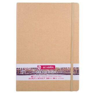 Talens Art Creation Kraft Sketchbook 21 x 30 cm 140gsm 80 Sheets