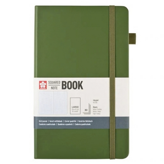 Sakura Squared Hard Cover Notebook A5 13x21cm Pine Needle