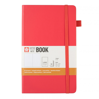 Sakura Dotted Hard Cover Notebook A5 13x21cm Plum Blossom