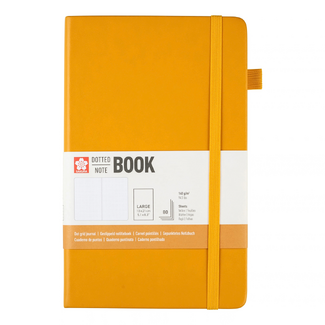 Sakura Dotted Hard Cover Notebook A5 13x21cm Japanese Kerria