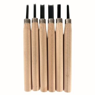 Lino Carving Tool Set Wallet 6pc