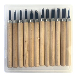 Lino Wood Carving Tool Set 12pc