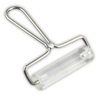 Clear Acrylic Brayer Roller Metal Handle 100mm