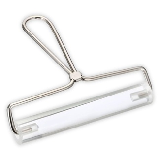 Clear Acrylic Brayer Roller Metal Handle 150mm