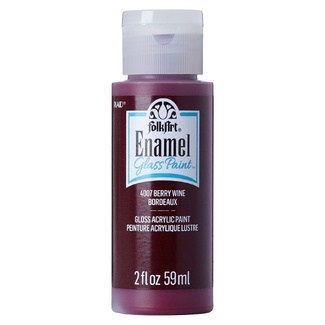 FolkArt Gloss Enamel Paint 59ml - Berry Wine