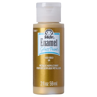 FolkArt Gloss Enamel Paint 59ml - Metallic Gold
