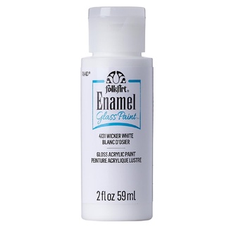 FolkArt Gloss Enamel Paint 59ml - Wicker White