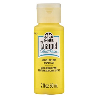 FolkArt Gloss Enamel Paint 59ml - Light Yellow