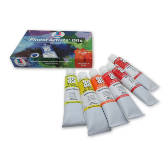 Art Spectrum Oil Paint Set - Yellows & Reds Set of 6 x 40ml tubes - DISCONTINUED