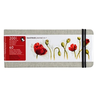 Hand Book Journal Co Travelogue Watercolour Journal - Pocket Panorama 3.5 x 8.25"