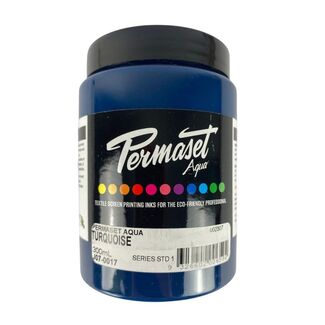 Permaset Aqua Screen Printing Ink 300ml Standard - Turquoise