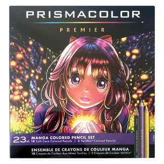 Prismacolor Premier Colouring Pencil Manga Drawing Set 23pc
