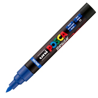 Posca Pen Brush Tip PC-5BR Paint Marker - Blue