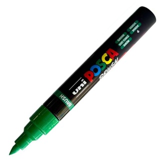 Posca Pen Brush Tip PC-5BR Paint Marker - Green