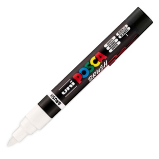 Posca Pen Brush Tip PC-5BR Paint Marker - White