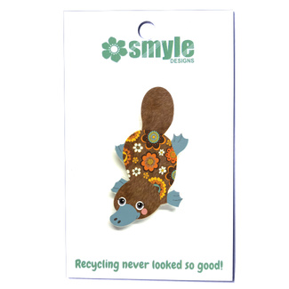 Smyle Designs Platypus Recycled Acrylic Pin