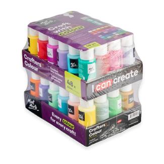 Mont Marte Discovery Crafters Acrylic Paint Set 48pc x 60ml