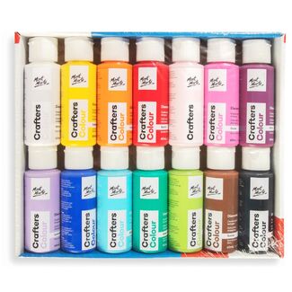 Mont Marte Discovery Crafters Colour Basic Acrylic Paint Set 14pc x 60ml
