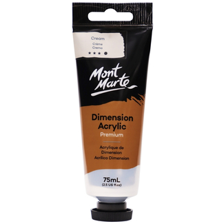 Mont Marte Dimension Acrylic Paint 75ml Tube - Cream