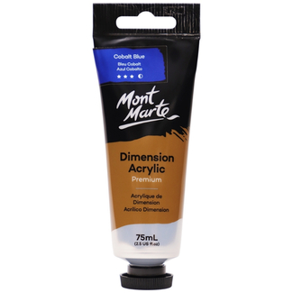 Mont Marte Dimension Acrylic Paint 75ml Tube - Cobalt Blue