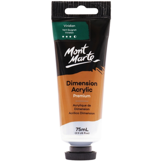 Mont Marte Dimension Acrylic Paint 75ml Tube - Viridian