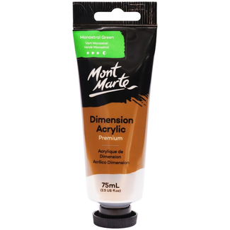 Mont Marte Dimension Acrylic Paint 75ml Tube - Monastral Green