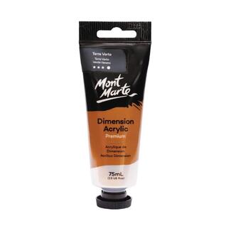 Mont Marte Dimension Acrylic Paint 75ml Tube - Terre Verte