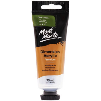 Mont Marte Dimension Acrylic Paint 75ml Tube - Olive Green
