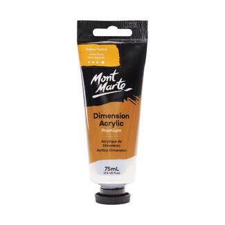 Mont Marte Dimension Acrylic Paint 75ml Tube - Yellow Ochre