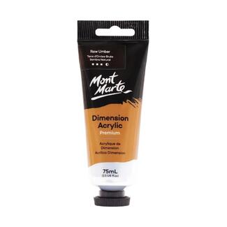Mont Marte Dimension Acrylic Paint 75ml Tube - Raw Umber