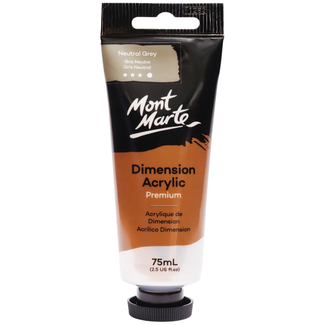 Mont Marte Dimension Acrylic Paint 75ml Tube - Neutral Grey