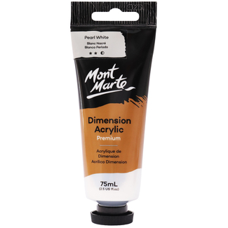 Mont Marte Dimension Acrylic Paint 75ml Tube - Pearl White