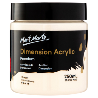 Mont Marte Dimension Acrylic Paint 250ml Pot - Cream
