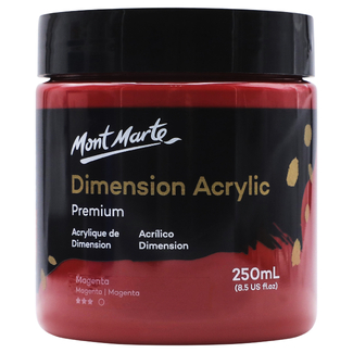 Mont Marte Dimension Acrylic Paint 250ml Pot - Magenta