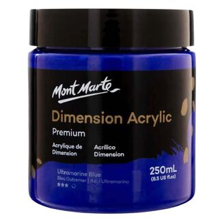 Mont Marte Dimension Acrylic Paint 250ml Pot - Ultramarine Blue