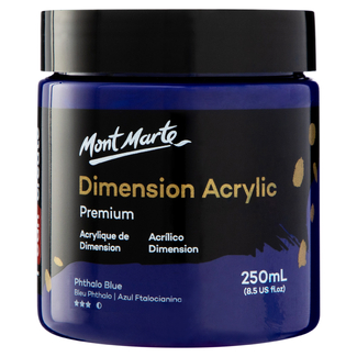 Mont Marte Dimension Acrylic Paint 250ml Pot - Phthalo Blue