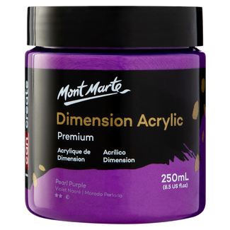 Mont Marte Dimension Acrylic Paint 250ml Pot - Pearl Purple