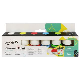 Mont Marte Paint Set - Ceramic Paint 6pc x 20ml