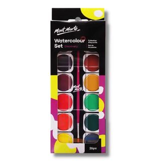 Mont Marte Discovery Series - Watercolour Cake 26pc
