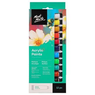 Mont Marte Paint Set - Acrylic Paint 12pc x 12ml