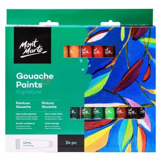 Mont Marte Paint Set - Gouache Paint 24pc x 12ml