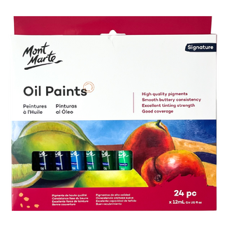 Mont Marte Signature Paint Set - Oil Paint 24pc x 12ml